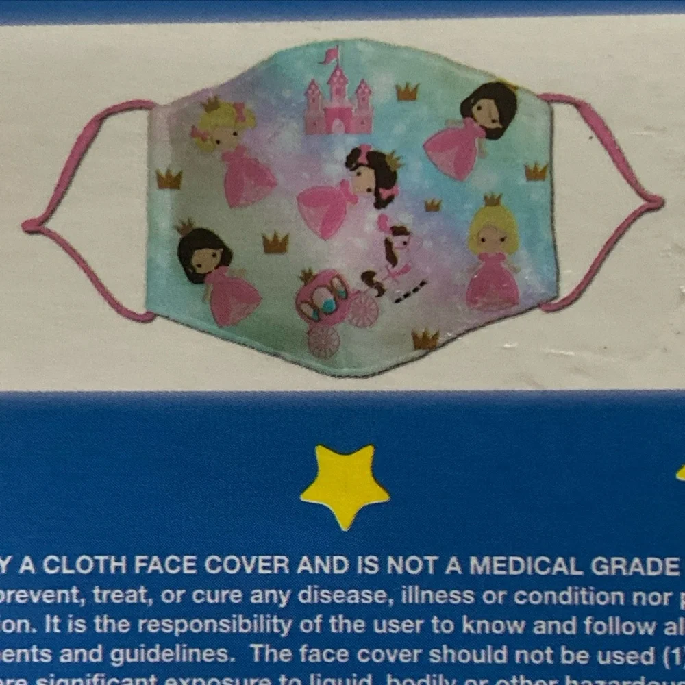 Girls Reusable Face Mask And Neck Gaiter Bundle 3 Pcs